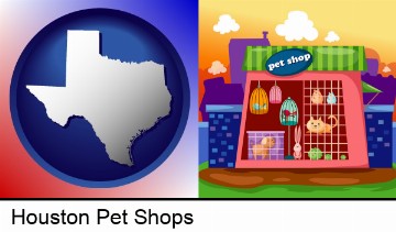 a pet shop in Houston, TX