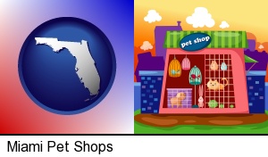 a pet shop in Miami, FL