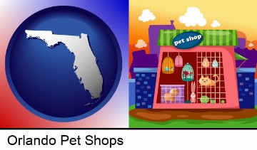 a pet shop in Orlando, FL