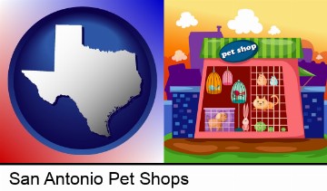 a pet shop in San Antonio, TX