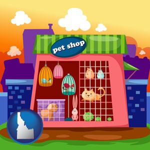 a pet shop - with Idaho icon