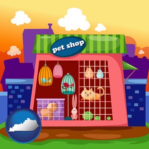 a pet shop - with Kentucky icon