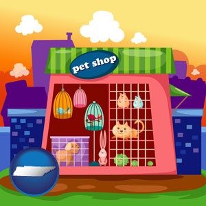 a pet shop - with Tennessee icon