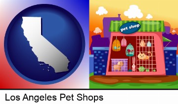 a pet shop in Los Angeles, CA