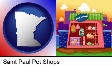 a pet shop in Saint Paul, MN