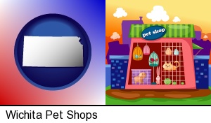 Wichita, Kansas - a pet shop